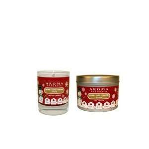   Aroma Naturals   Candle, Holiday Set, Peace Ruby, Glass & Tin Home