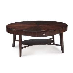  Magnussen Aster Wood Oval Cocktail Table Furniture 