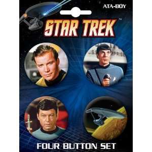  Star Trek Cast Button Set 81452BT4 Toys & Games
