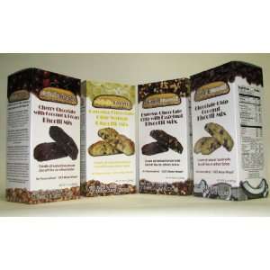 Chocolate Lovers Biscotti Mix Four Pack  Grocery & Gourmet 