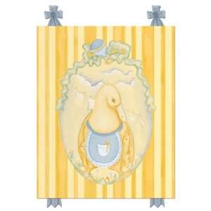  Mama Duck Pastel Blue Canvas Art Arts, Crafts & Sewing