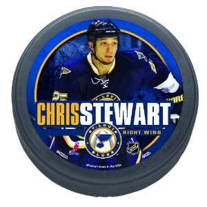    NHL St. Louis Blues Chris Stewart 3 Hockey Puck