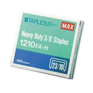  Max® Heavy Duty, Flat Clinch Staples STAPLES,F/HD12F,3/8 
