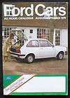 FORD CAR RANGE SALES BROCHURE NOV & DEC 1978, RALLYE SPORT 2000 CUSTOM 