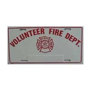  LP   338 Volunteer Fire Department License Plate   299 