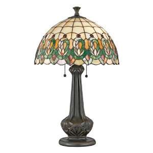    Quoizel Carolyn 26 Inch Tiffany Table Lamp