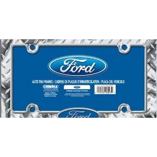 Chroma Graphics 3703 Ford Logo w/Flames   Windshield Decal 