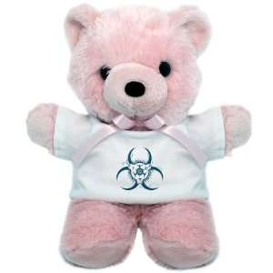  Teddy Bear Pink Biohazard Symbol 