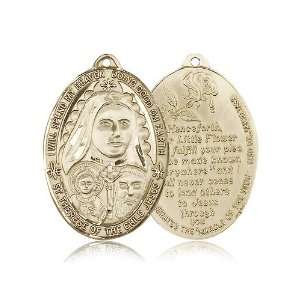    Saint Therese Medals   14kt Gold St. Therese Medal Jewelry