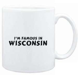  Mug White  I AM FAMOUS Wisconsin  Usa States Sports 