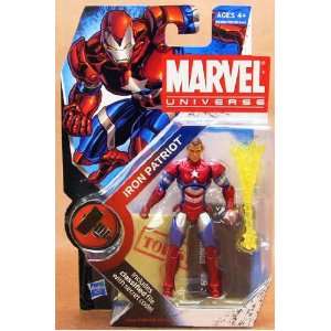  Marvel Universe 3 3/4 inch Action Figure Iron Patriot 