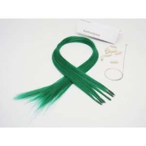   Color Hair Extensions New Generation Dark Green Arts, Crafts & Sewing