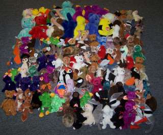   COLLECTION  LOT OF OVER 420 BEANIE BABIES & BUDDIES   CLOSEOUT SALE