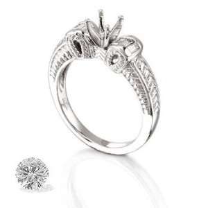  k PLATINUM WOMENS RING PL 175 DIAMOND 0.22CT TW Jewelry