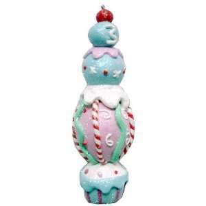   Pastel Ice Cream Topiary Christmas Ornament #W5423A