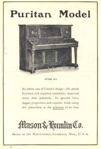 1902 ad b puritan model mason hamlin style e 1 piano  