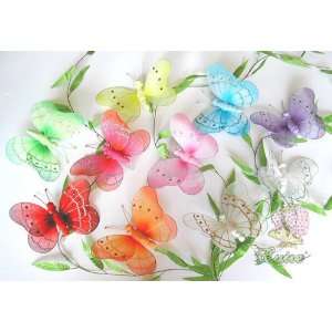  Blomming Butterfly Deco (7 10pcsset) Arts, Crafts 