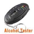 Police LCD Digital Breath Alcohol Tester Breathalyser  