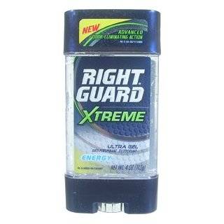 Right Guard Xtreme Anti Perspirant Deodorant Ultra Gel Energy   4 Oz.