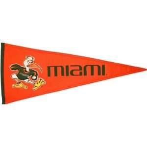  Miami Hurricanes NCAA Traditions Pennant (13x32 