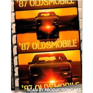1987 Oldsmobile Performance Report Sales Brochure 442 Trofeo Cutlass 
