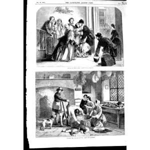  1856 CHRISTMAS UNCLE JOHN PACKING HAMPER FOOD HOUSE