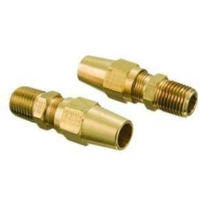  1/4Tube x 1/4MPT 1.09L Brass Connector for Copper Tube Air 