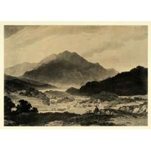  1919 Print Ben Venue Scotland Mountain Landscape George 