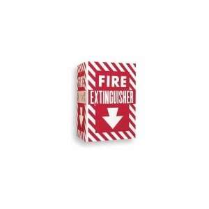 BRADY 96908 Sign,12X18,Fire Extinguisher  Industrial 