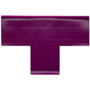   Marker T Shape Tape, 9 Length, 6 Width, Purple (Pack of 50 per Roll