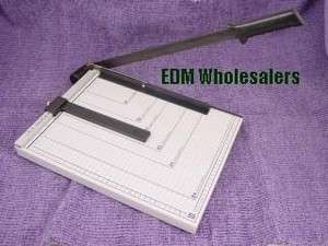 NEW PAPER CUTTER   15 inch x 12 inch  METAL BASE TRIMMER  