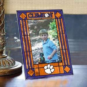  Clemson Tigers Art Glass Picture Frame