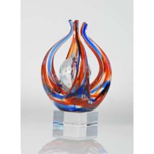  L245 Hand Blown Art Glass Sculpture