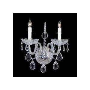  Nulco Lighting Savannah Crystal Sconce with two lights in 