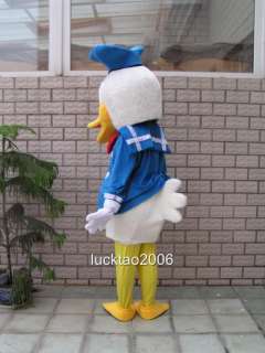 Lovely Donald Duck Mascot Costume Cartoon Fancy Dress  