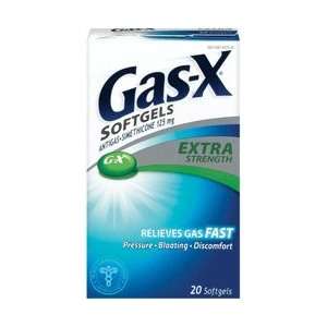  GAS X SOFTGELS EXTRA STRENGTH Size 20 Health & Personal 