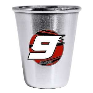 Set of 2 09 KASEY KAHNE Stainless Shot Glass   NASCAR NASCAR   Fan 