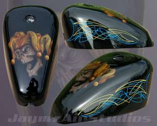 Custom Paint and Airbrushing on Your Tank and Fenders  