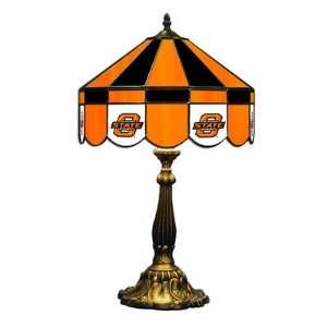   Oklahoma State Cowboys 16 Stained Glass Table Lamp