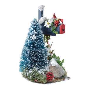  Dollhouse Miniature Snowy Holiday Mailbox Toys & Games