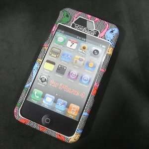  C Design Iphone 4 Front & Back Protection Style Multicolor 