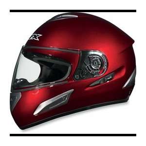  AFX FX 100 Sun Shield Helmet , Size XL, Color Wine Red 