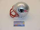 Tom Brady Signed FS Helmet Mounted Memories COA Wolverines Patriots 