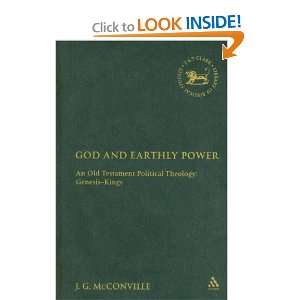 God And Earthly Power An Old Testament Political Theology 