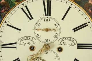   Antique Scottish Longcase Grandfather Clock John McRae Inverness 1837
