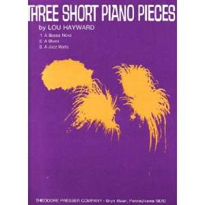 Three Short Piano Pieces Books
