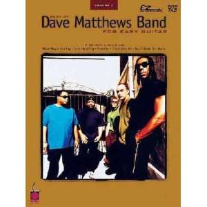  Best of Dave Matthews Band for Easy Guitar **ISBN 