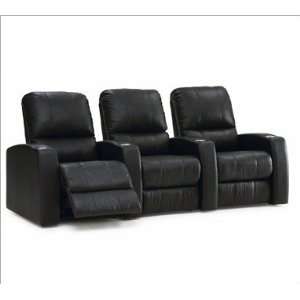  Row of 3 Leather Palliser Pacifico Home Theater Seats in 