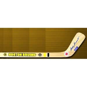  Woody Dumart Signed Bruins Mini Hockey Stick Sports Collectibles