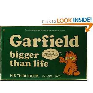  Garfield Bigger Than Life His Third Book Jim Davis Books